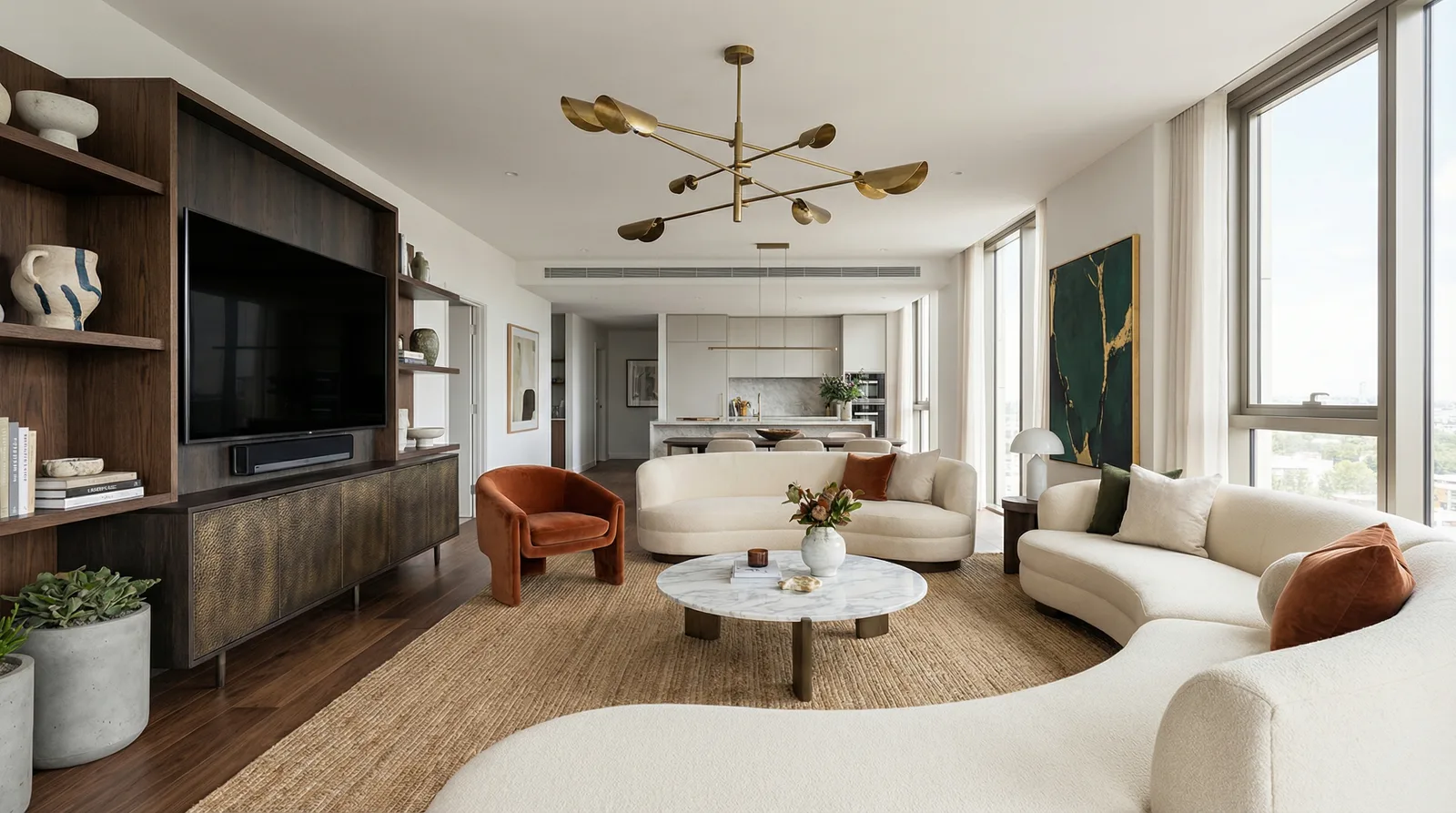 Интерьер в стиле Контемпорари — пример дизайна квартиры | RoomGPT