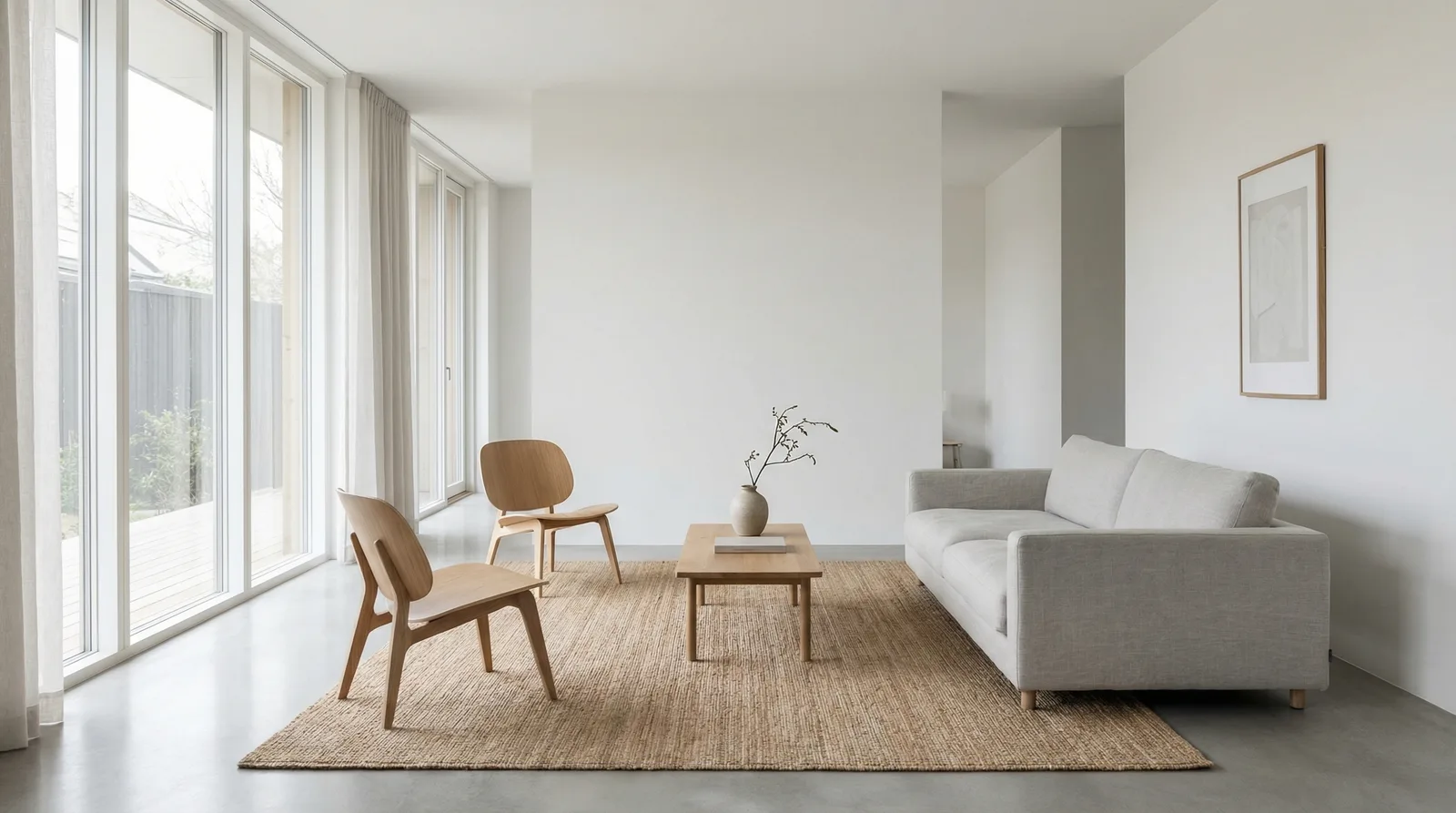 Открытое пространство в стиле Минимализм — пример интерьера | RoomGPT